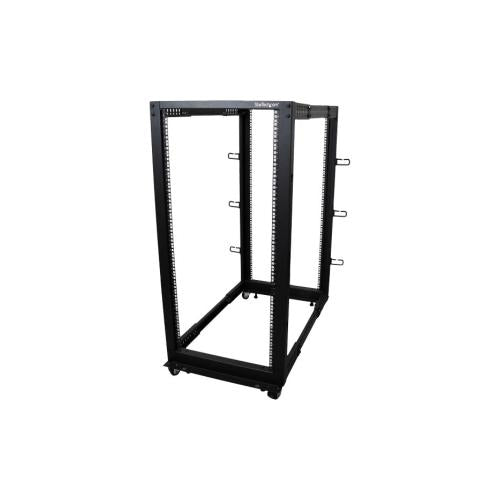 4POSTRACK25U StarTech 25U Adjustable Depth Open Frame 4 Post Server Rack