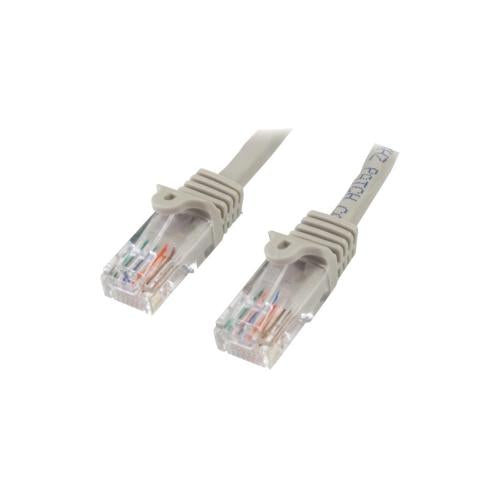 45PAT3MGR StarTech 3 m Gray Cat5e Snagless RJ45 UTP Patch Cable 3m Patch Cord