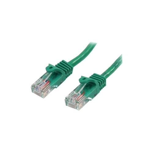 45PAT3MGN StarTech 3 m Green Cat5e Snagless RJ45 UTP Patch Cable 3m Patch Cord