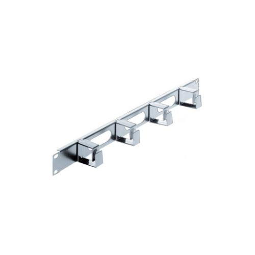 Intellinet Cable Panel - Grey - Cable Management Panel - 1U Height - 19" Width