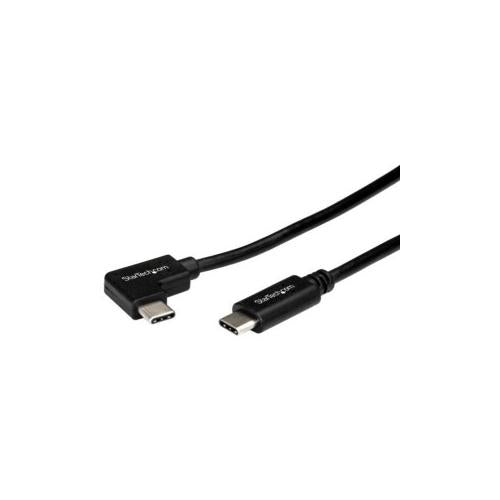 StarTech Right Angle USB-C Cable 1m / 3 ft Reversible M/M USB Type C Cable