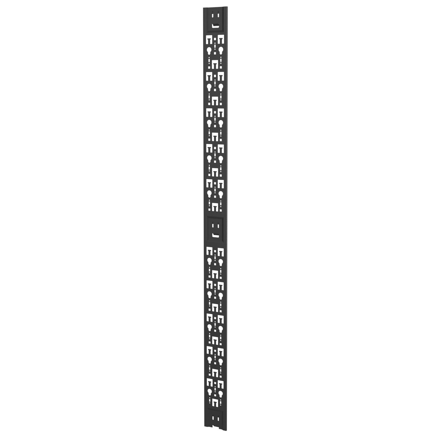 48U 4" Wide PDU/Cable Management Bracket Black (Qty 2)