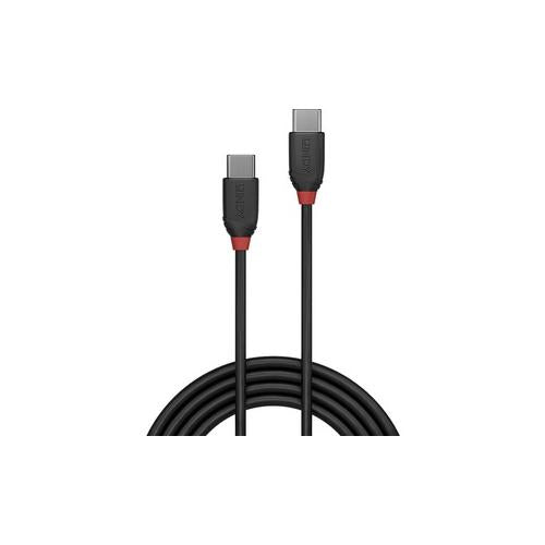 0.5M USB 3.1 Type C To C Cable 3A Black Line