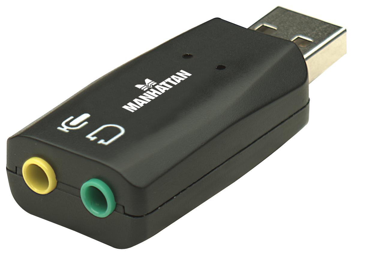 150859 Manhattan Hi-Speed USB 3-D Sound Adapter