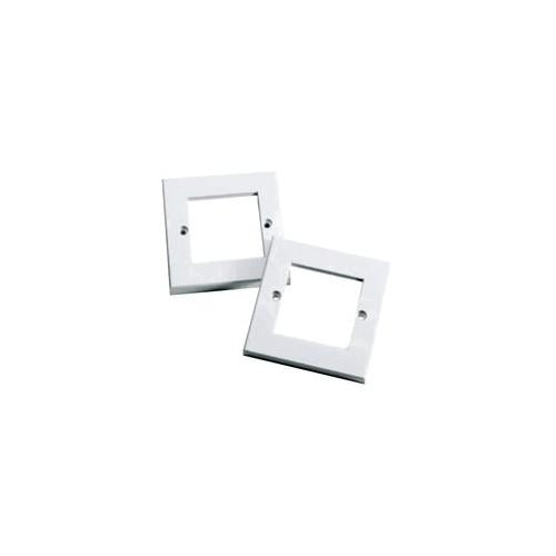 008-010-010-25 Connectix Cabling Systems Faceplate , Single Gang , 2 Module Euro