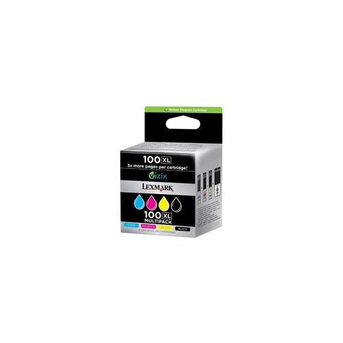 14N1921E Lexmark Ink Cart , #100Xl , Multipack