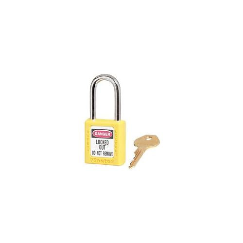410YLW Master Lock Zenex Lockout Padlock Yellow