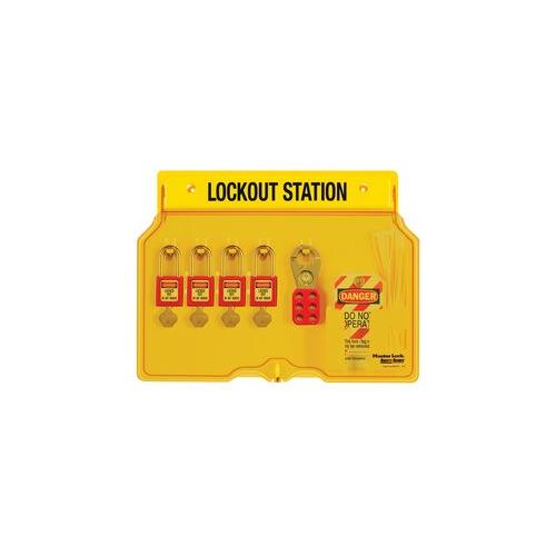 1482BP410 Master Lock 4 Padlock Station
