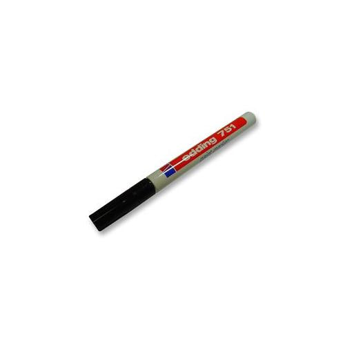 MARKER, PAINT BLACK , EDDING , 751-001