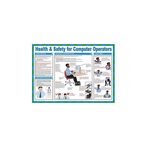 A581 Poster, Health/Safety,Computer Operators