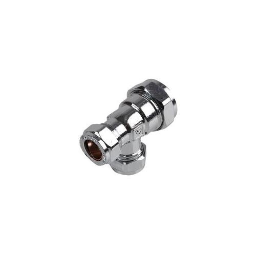 24053805 22X15X15mm Red-Tee, Chrome, Comp