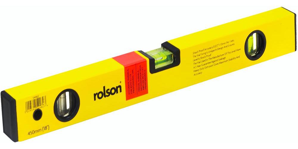 54462 Rolson Tools Spirit Level, Alloy, 450mm