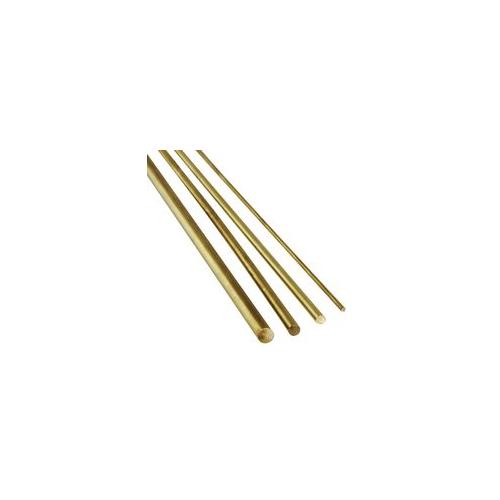 KS8165 K&S Brass Rod, Solid, 5/32" X 12"