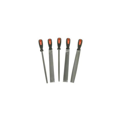 1-478-10-1-2 Bahco Handled Files, Paper Box, 5 Piece