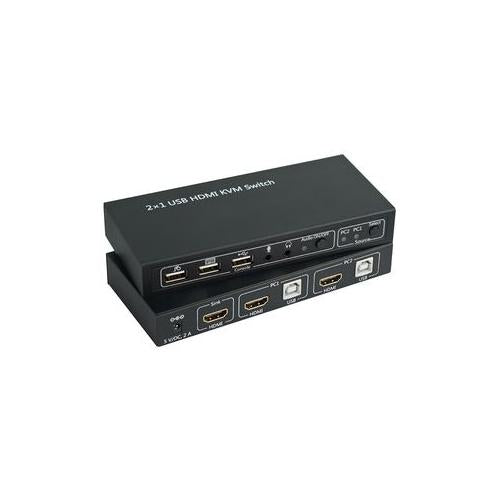 PSG90982 Pro Signal Kvm Switch, 2 Port Hdmi & Usb