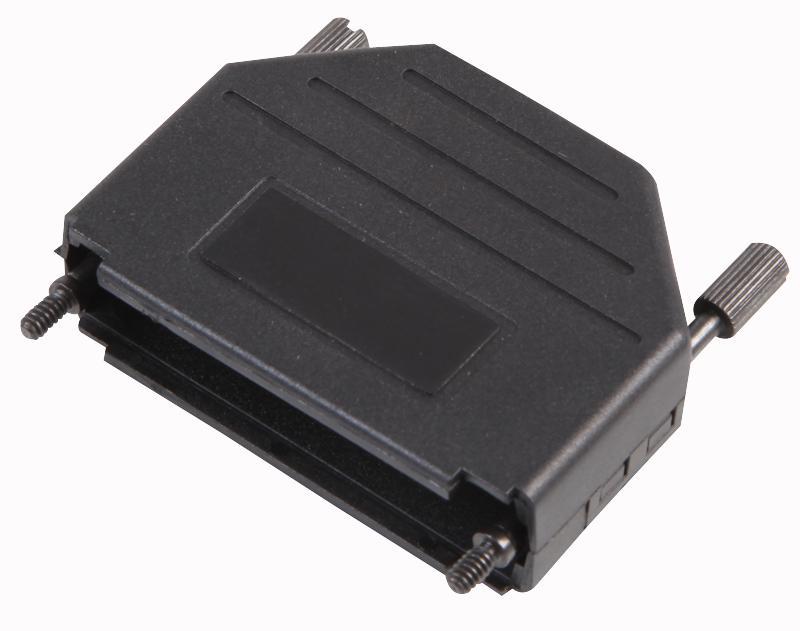 MHDPPK25-K Mh Connectors Dsub Hood, Plastic, Top Ent, Blk, 25Way