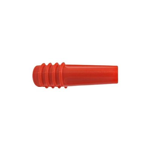 335-711-002 X10 Vdc Boot, Mini Bnc, Red, Pk10