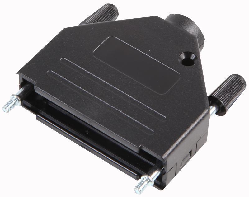 OS-DTPPK25 Ossi Dsub Hood, 25Way, Top Entry, Plastic