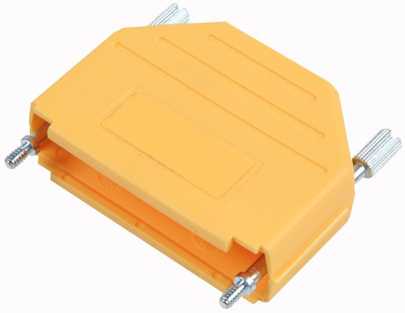 MHDPPK25-Y-K Mh Connectors Dsub Hood, Plastic, Top Ent, Ylw, 25Way