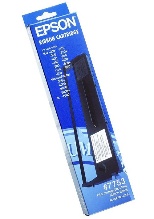 C13S015633 Epson Ribbon, Black, Epson, S015633