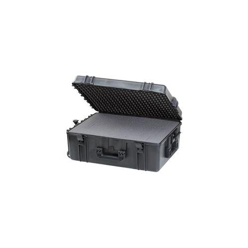 MAX620H250S.079 Plastic Case 687X528X276 Black + Foam
