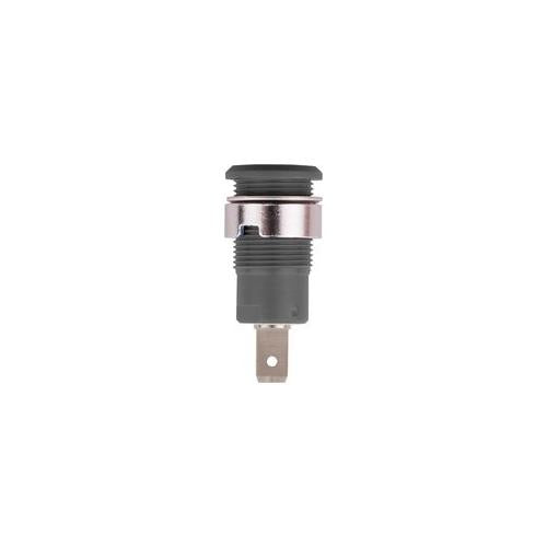 49.7044-21 Multi-Contact 4mm Safety Socket Black, Tabs, 24A