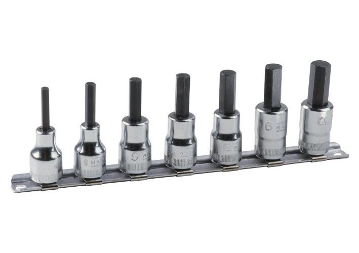 7808HM Bahco Hex Set, 1/2", 8Pc