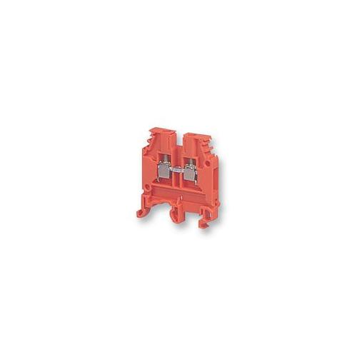 010500220 Entrelec Uk Terminal Block, Din Rail, 35A, Orange
