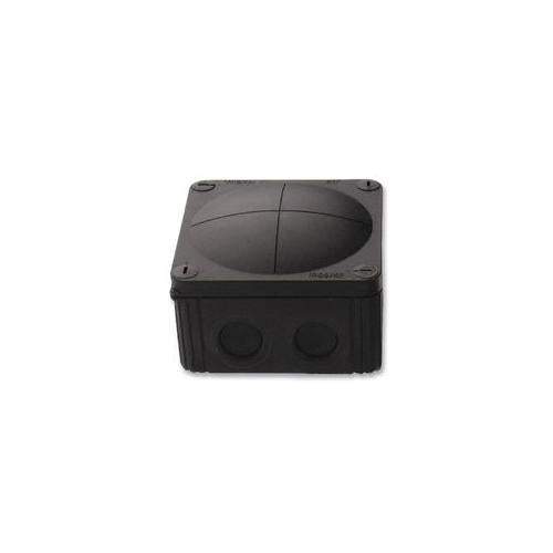 10061779 Wiska Combi Junc Box 110X110X66 Ip67 Black