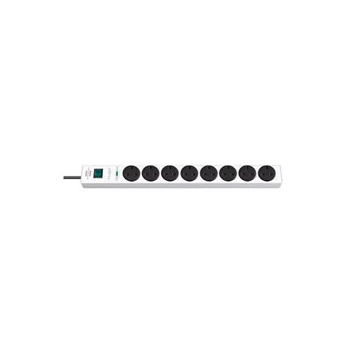 1150613328 Brennenstuhl Extension Skt+Surge 8 Way White 3M