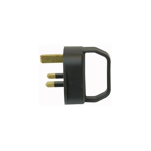 PE01133 Pro Elec Easy Pull Plug, Mains, Black, 3A
