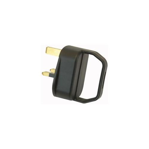 PE01134 Pro Elec Easy Pull Plug, Mains, Black, 5A