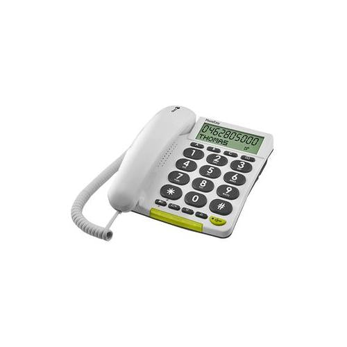 5641 Doro Phone, Corded, Big Button, 312Cs, White
