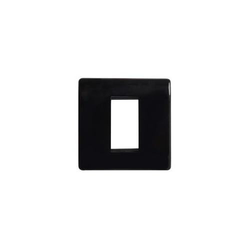 MW510B Antiference Module Frame Screwless 1 Mod Blk