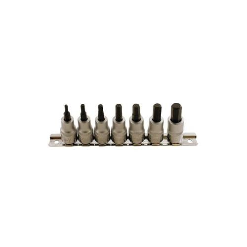 1791 Lazer Hex Bit Set mm 3/8"D 7Pc