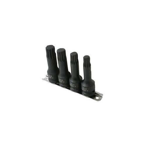 4392 Lazer Impact Spline Set 4Pc