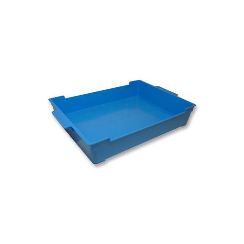 INTERBIN - WT BLUE - INTER STACKABLE WORK TRAYS BLUE X 10