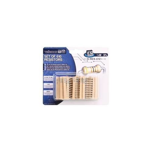 K/RES-E12 Velleman Sa Resistor Set Cf 1/4W 5% E12 610Pc