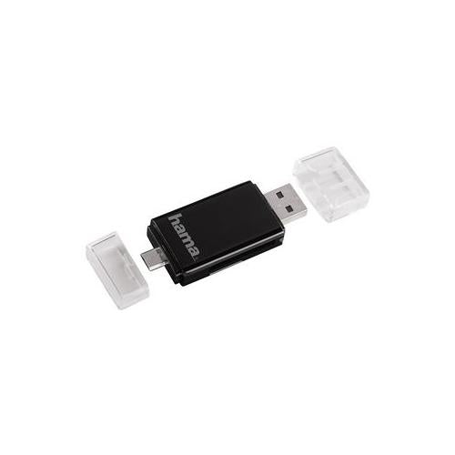 00123950 Hama Usb/Micro Usb Card Reader Black