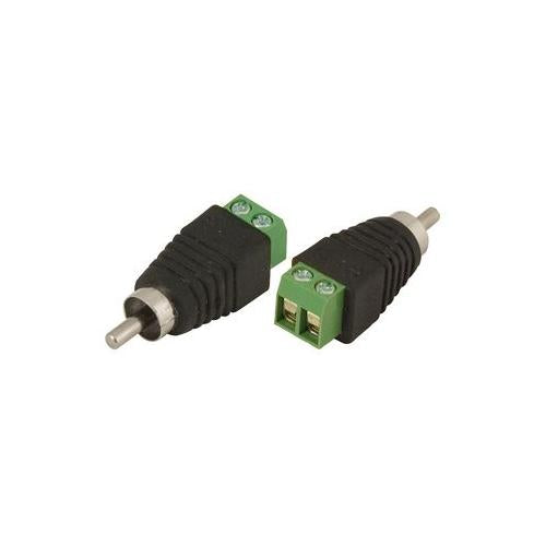 CLB-R59-1 Clever Little Box Connector Phono Male Screw Terms