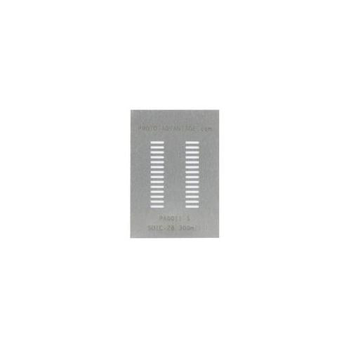 PA0011-S Proto Advantage Stencil Soic-28 1.27mm Stainlss Steel