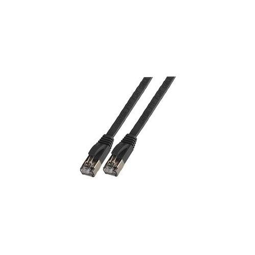 PSG91148 Pro Signal Patch Lead Slim Cat 6A Sstp Black 0.5M