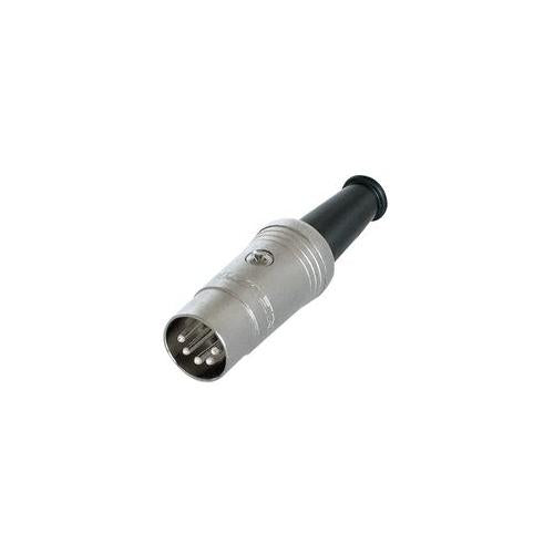 NYS322 Rean Din Connector Male 5P 5mm Cable Ag