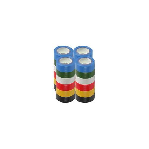 SH5005-24MPK Pro Power Insulation Tape 19mm X 8M Pk Of 24 Mixed