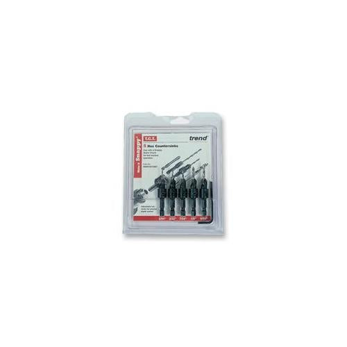 COUNTERSINK SET. TCT, 5PC , SNAPPY , SNAP/CSTC/SET