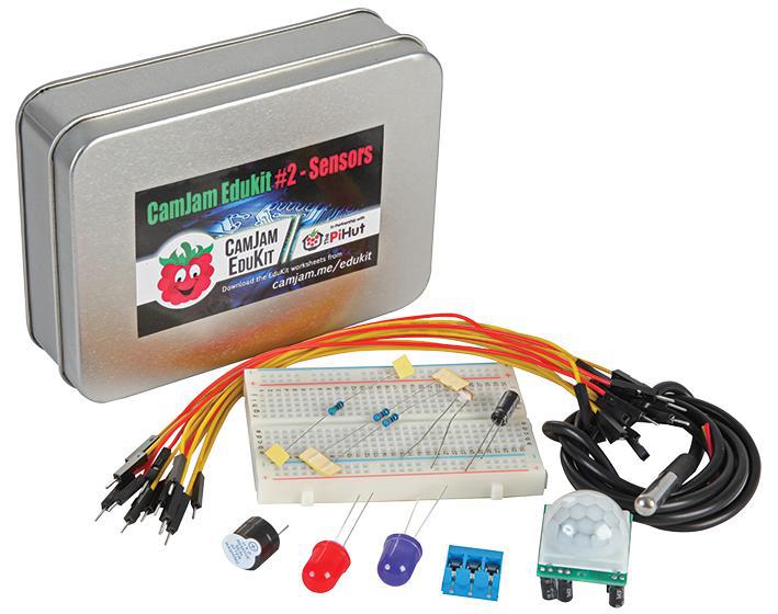 101129 The Pi Hut Raspberry Pi Camjam Educational Kit With Temperature & Pir Sensors