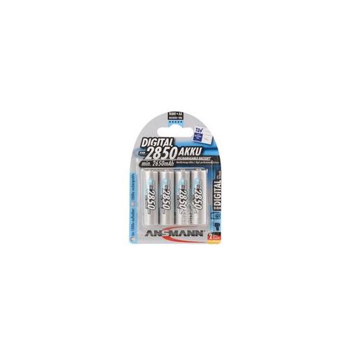 5035092 Ansmann Rechargeable Battery Nickel Metal Hydride 2850 Mah 1.2 V Aa Raised Positive And Flat Negative