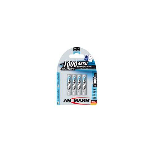 5030882 Ansmann Rechargeable Battery Nickel Metal Hydride 1000 Mah 1.2 V Aaa Raised Positive And Flat Negative