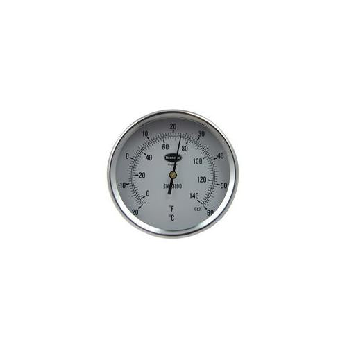 31/624/0 Brannan Direct Mounting Dial Thermometer With -20ᄚC To +60ᄚC Temperature Range & 50mm Back Entry Stem