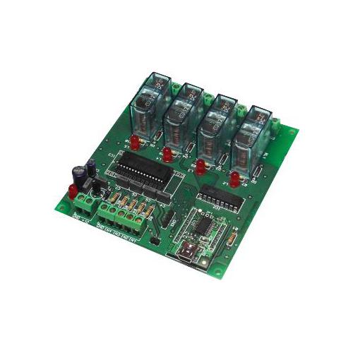 USB.T-101 Cebek Usb Controlled Relay Module 4 Relays